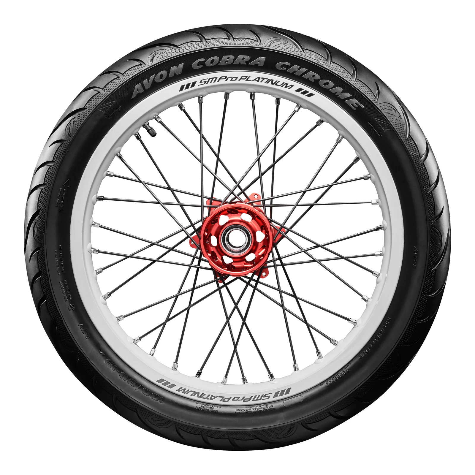 Avon Cobra Chrome 140/75R17 Front Tyre (67V Rating) AV91 - Image 2