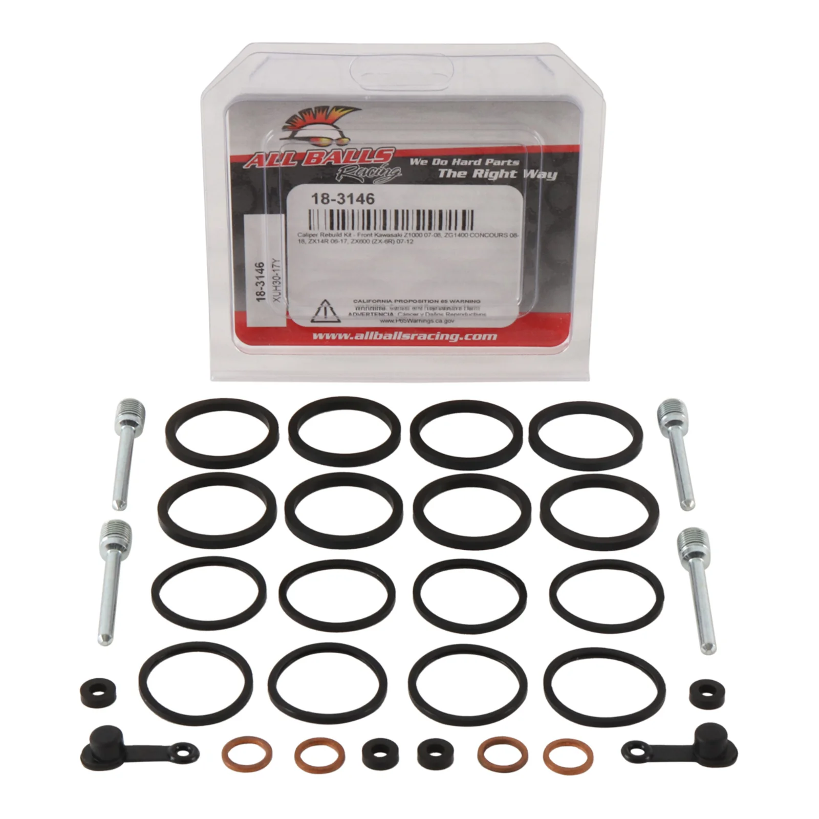 All Balls Racing Calliper Rebuild Kit (18-3146) - Image 3