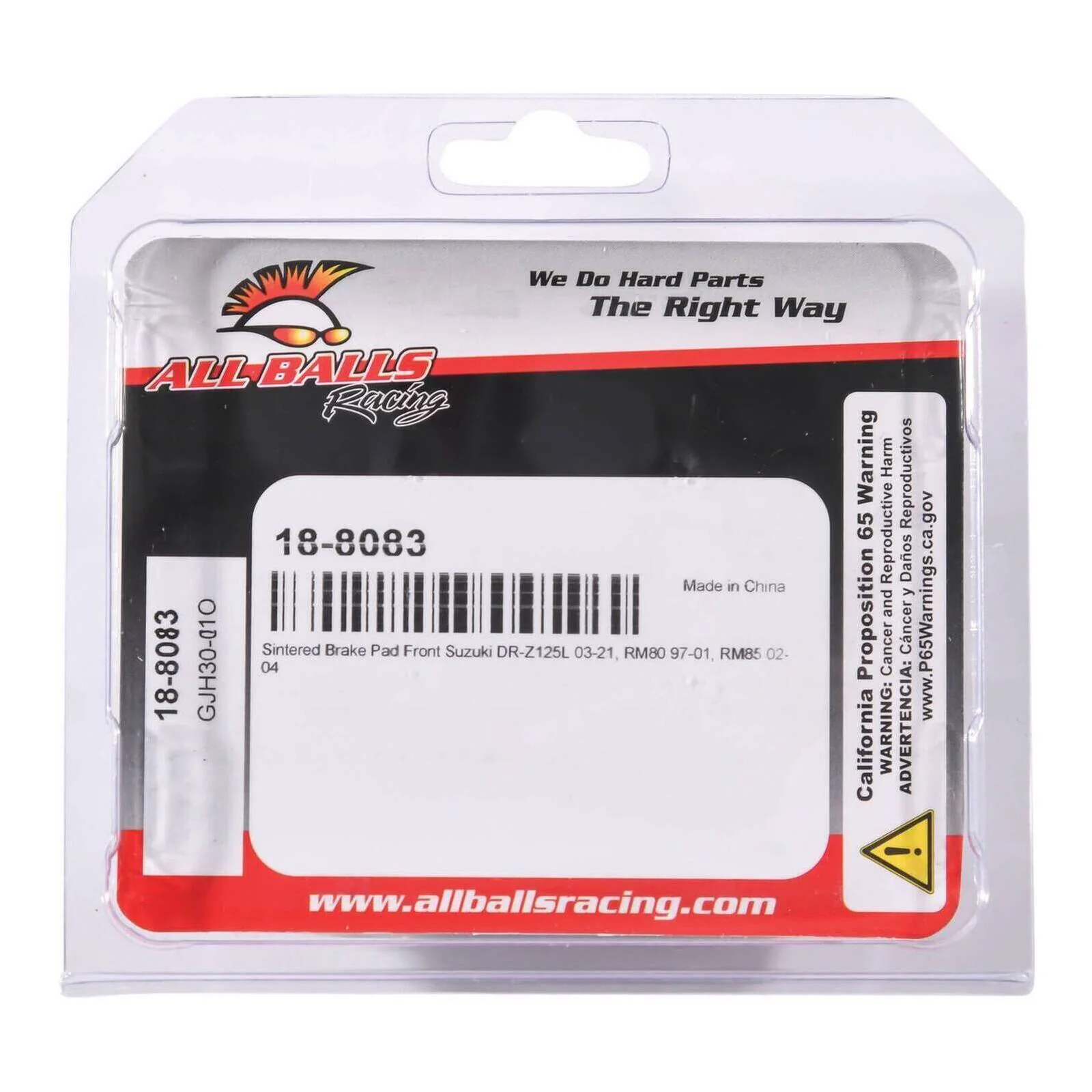 Sintered Brake Pad Front 18-8083 - Image 4