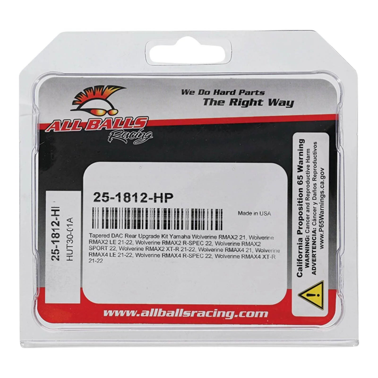 Tapered DAC Rear Upgrade Kit 25-1812-hp - Image 4