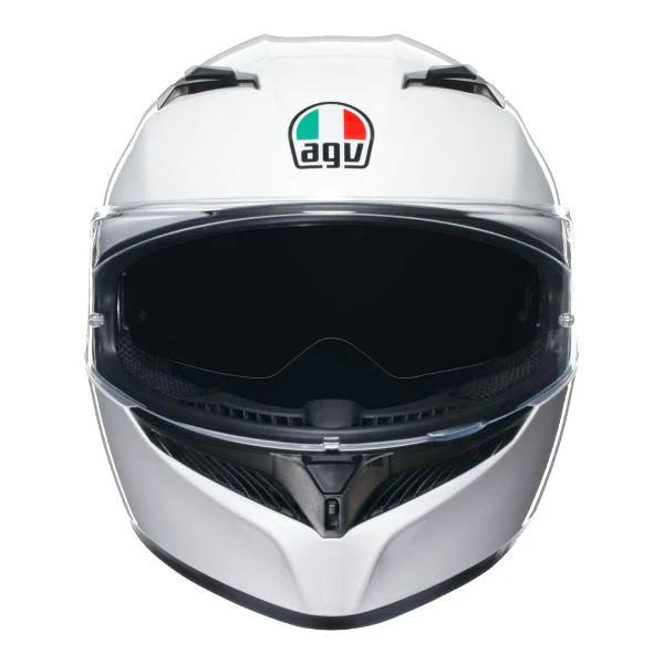 AGV Mens Motorcycle Full Face K3 Seta White - Image 2