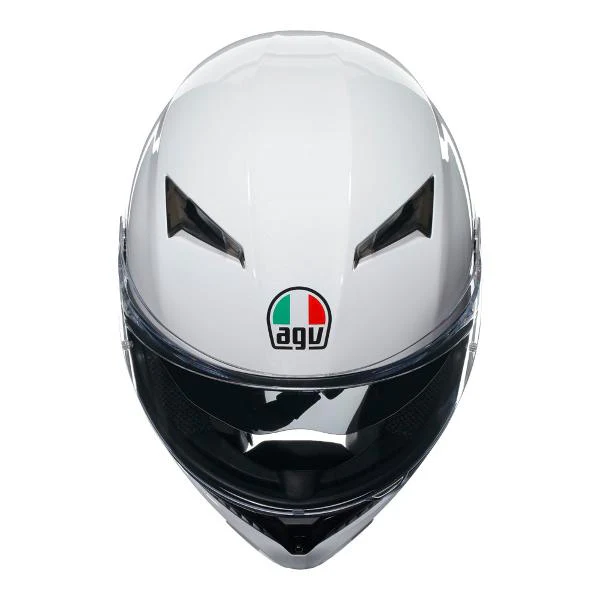 AGV Mens Motorcycle Full Face K3 Seta White - Image 7