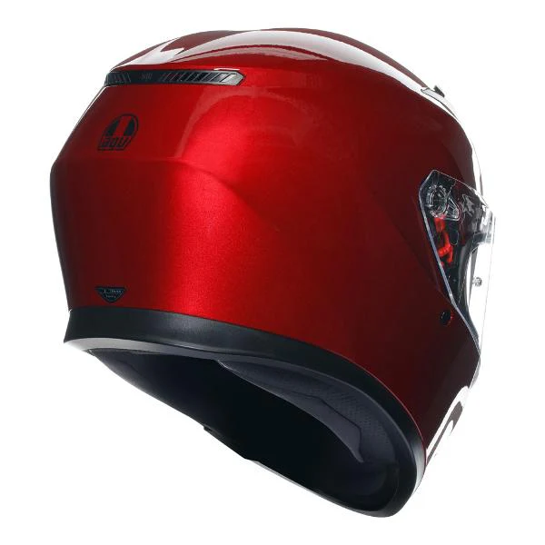 AGV Mens Motorcycle Full Face Road Helmet K3 Competizion Red - Image 5