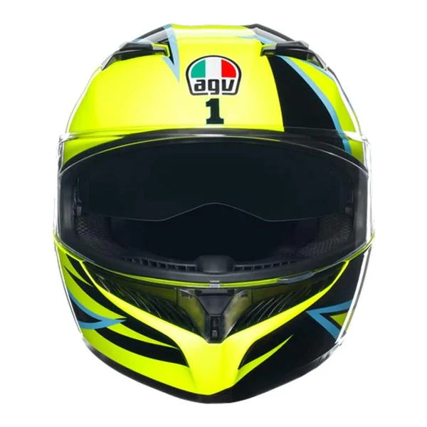 AGV Mens Motorcycle Full Face Road Helmet K3 Rossi Winter Test Phillip Island 2005 - Image 2