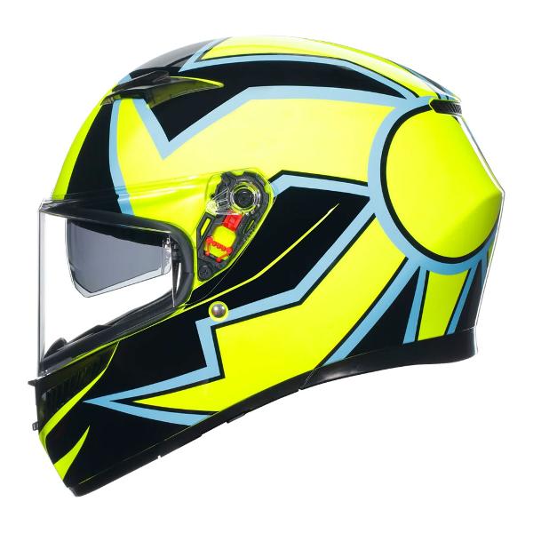 AGV Mens Motorcycle Full Face Road Helmet K3 Rossi Winter Test Phillip Island 2005 - Image 4