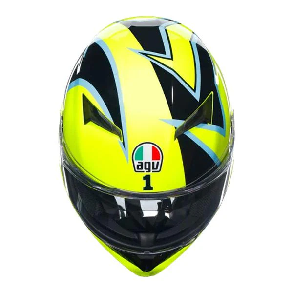 AGV Mens Motorcycle Full Face Road Helmet K3 Rossi Winter Test Phillip Island 2005 - Image 7