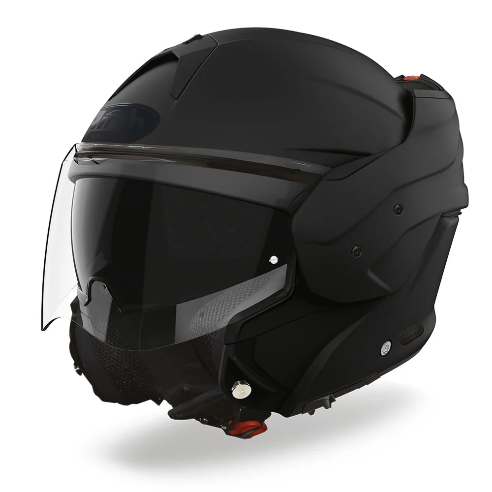 Airoh Road Motorcycle Helmet Mathisse Solid Matt Black - Image 3