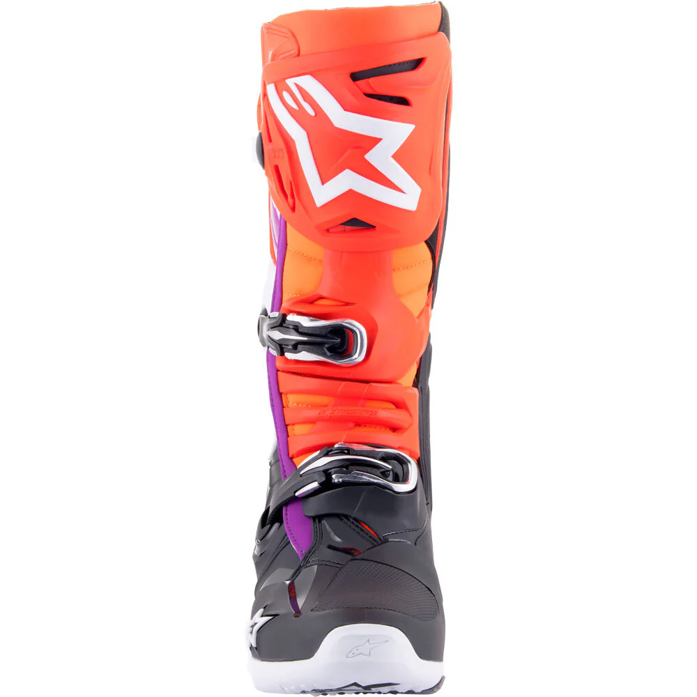 Alpinestars 2024 Tech 10 Black / Red / Orange Boots - Image 3