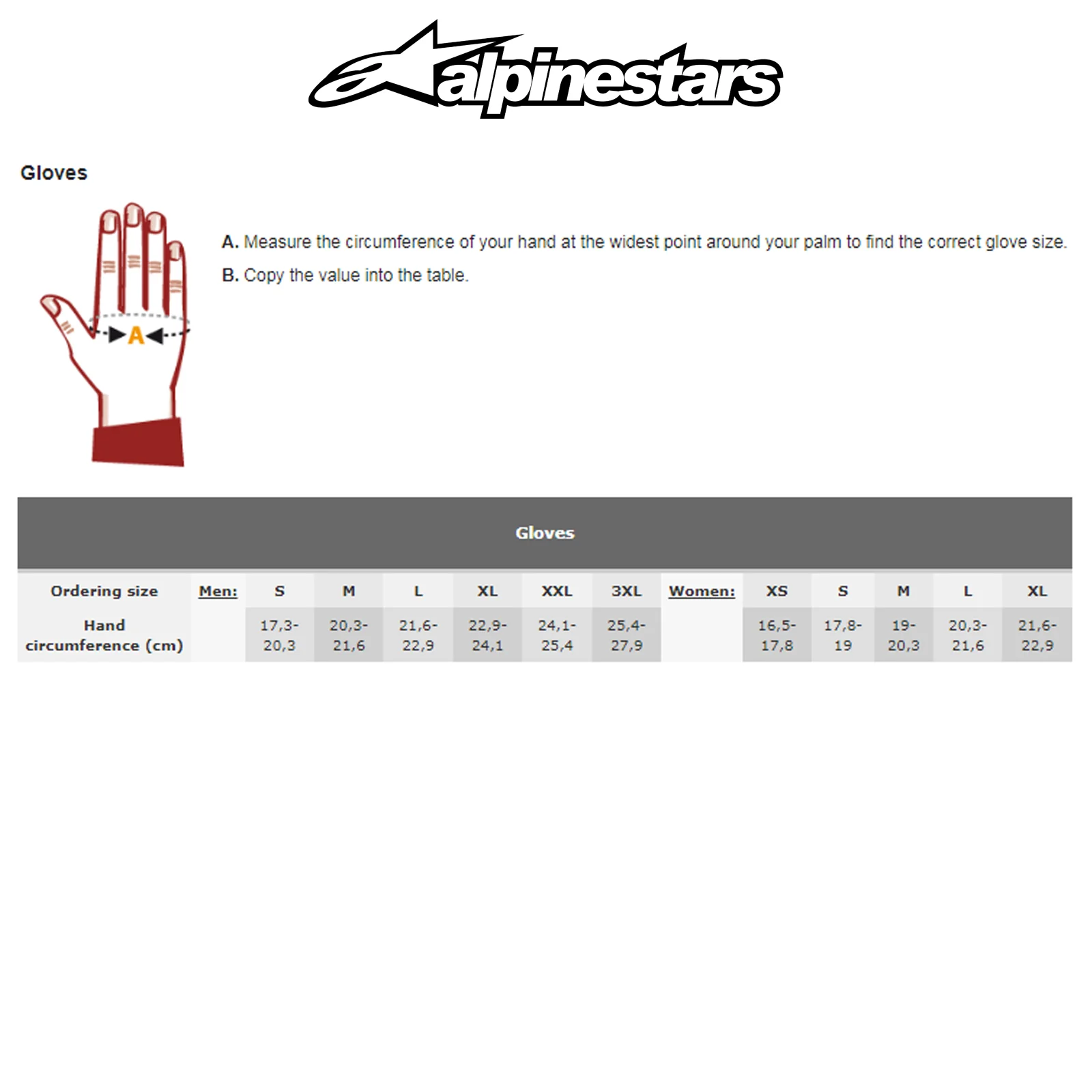 Alpinestars Motorcycle Gloves Chrome Street - Image 2