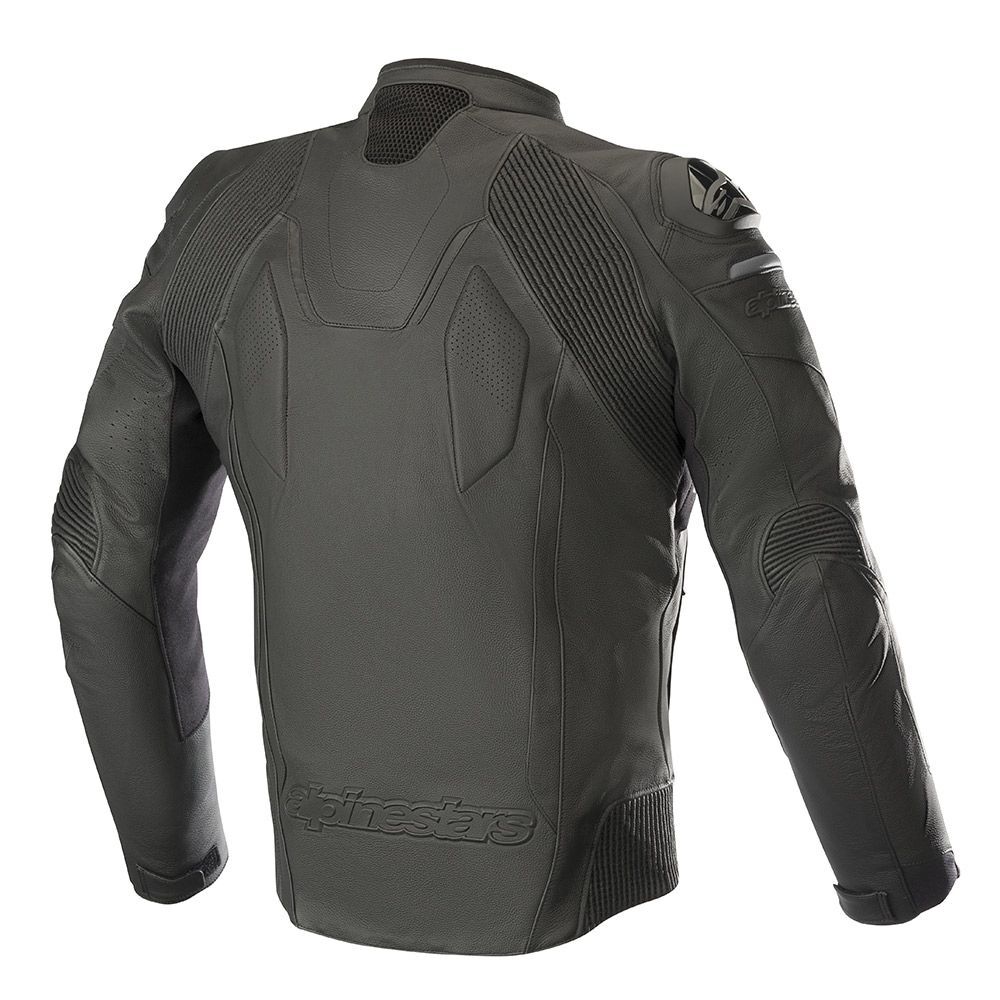 Alpinestars Motorcycle Leather Jacket Caliber Sports Black - Image 3