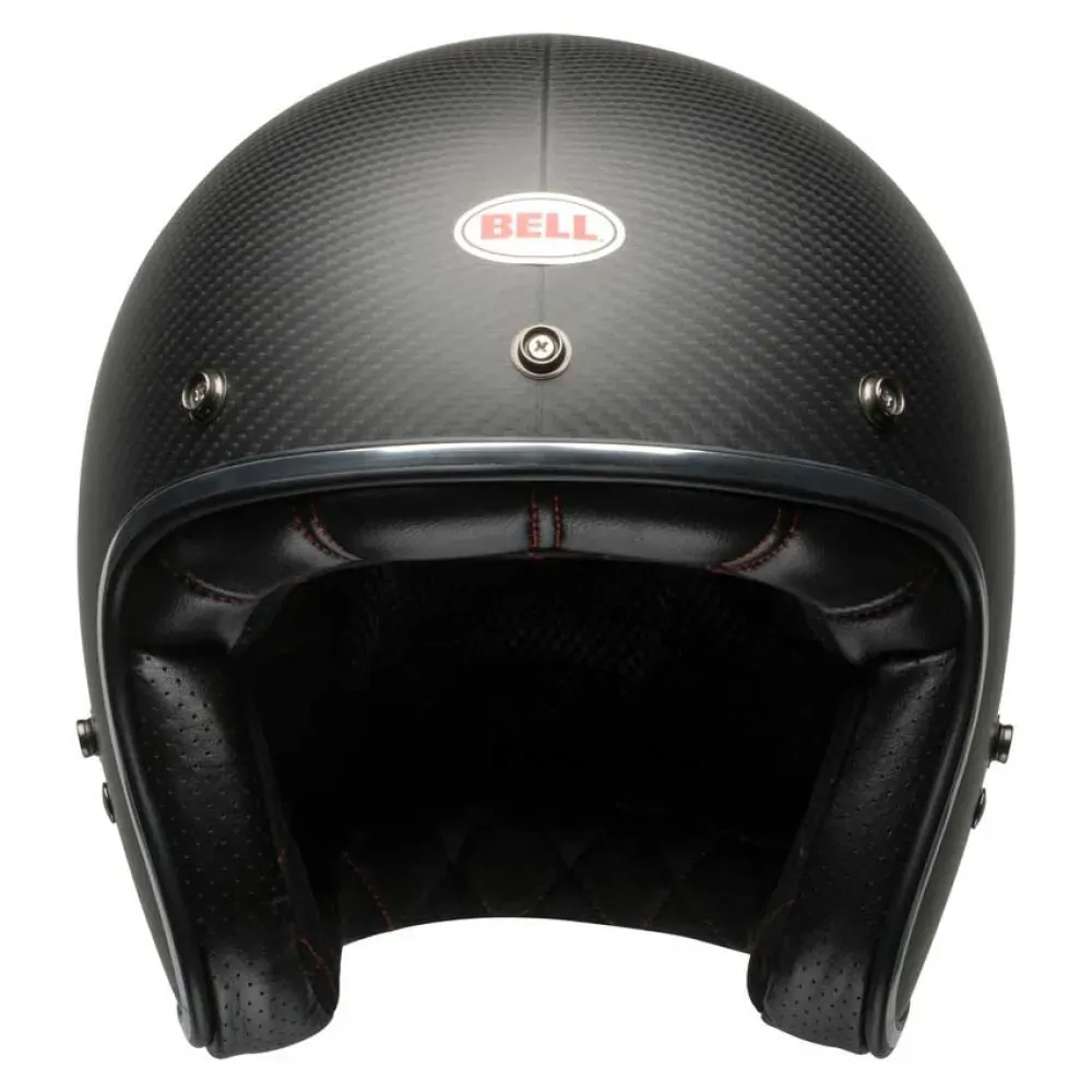 Bell Motorcycle Custom 500 Carbon Open Face Helmet - Image 3