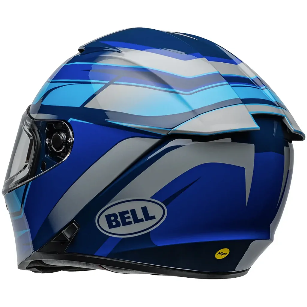 Bell Motorcycle Full Face Lithium MIPS Helmet Podium Blue - Image 3