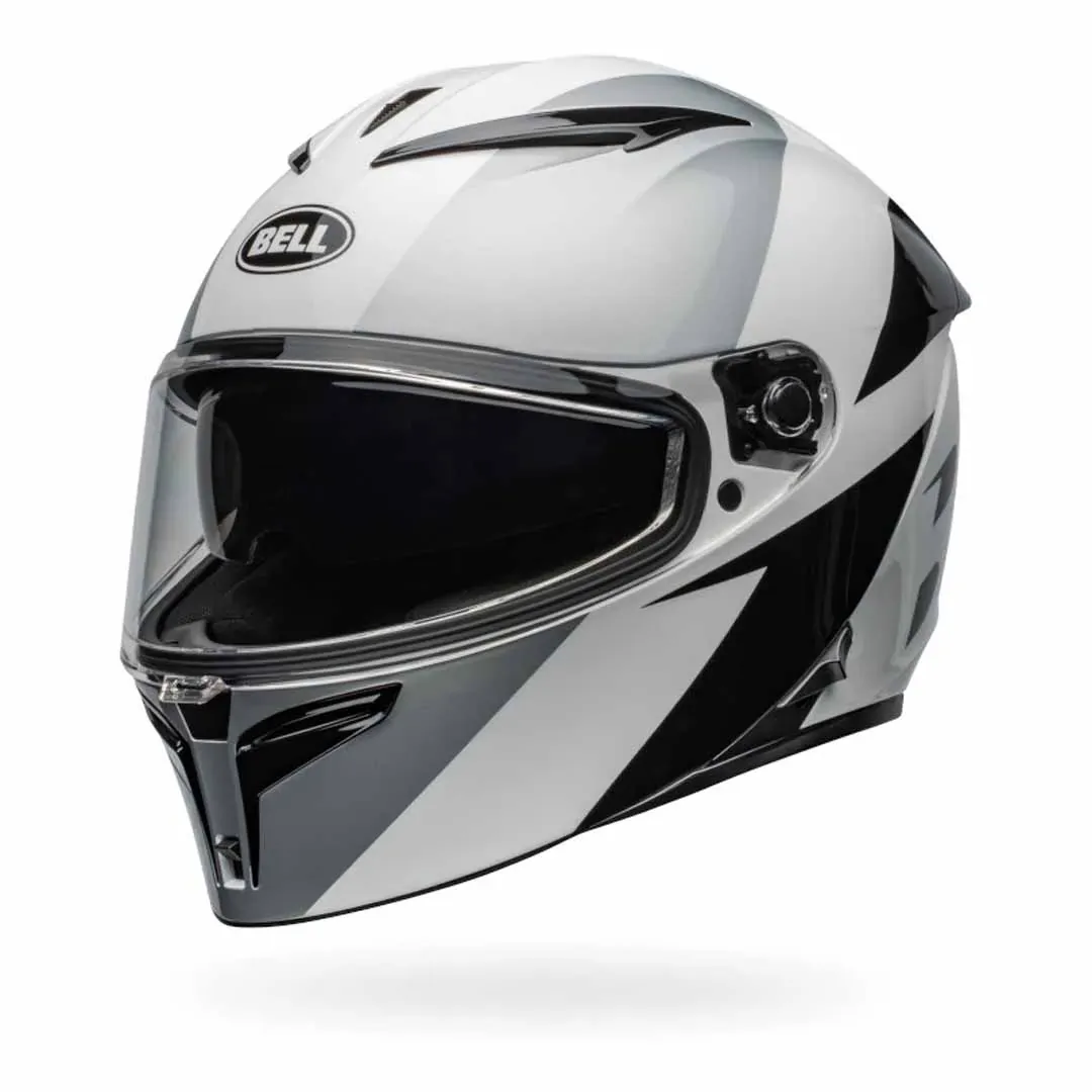 Bell Motorcycle Full Face Lithium Shear Helmet Silver White - Image 3