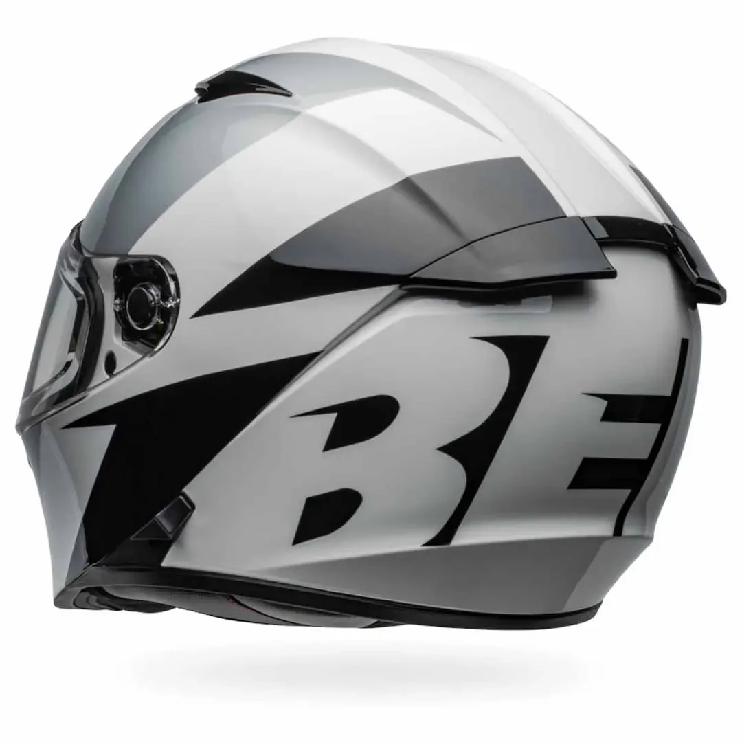 Bell Motorcycle Full Face Lithium Shear Helmet Silver White - Image 4