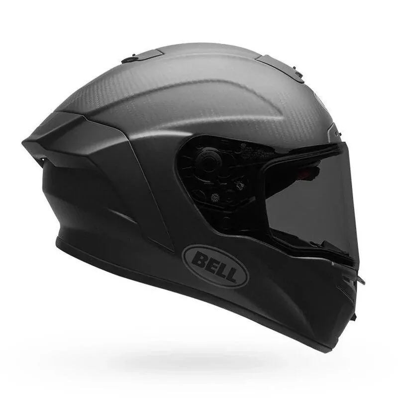 Bell Motorcycle Full Face Race Star DLX Helmet Matt Black - Image 3