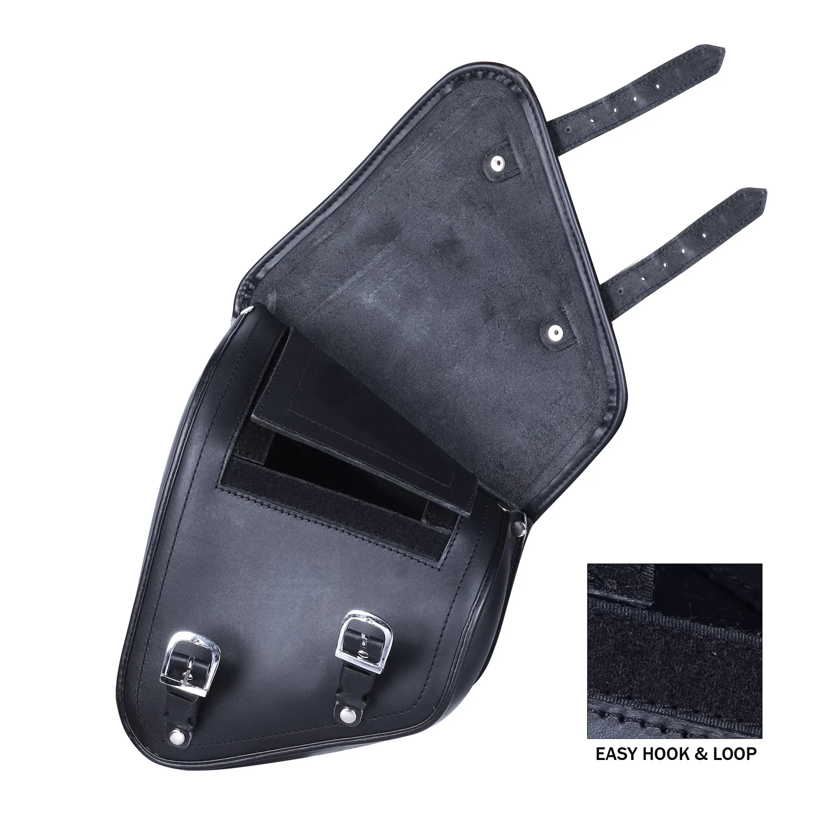 BGA Bling Rounded Harley Softail Motorcycle Swing Arm Bag - Image 4