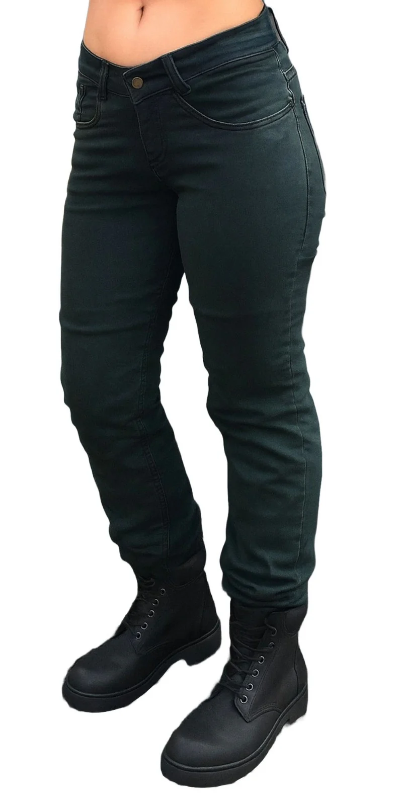 Bikers Gear Australia Falkor Women Vintage Motorcycle Kevlar Jeans
