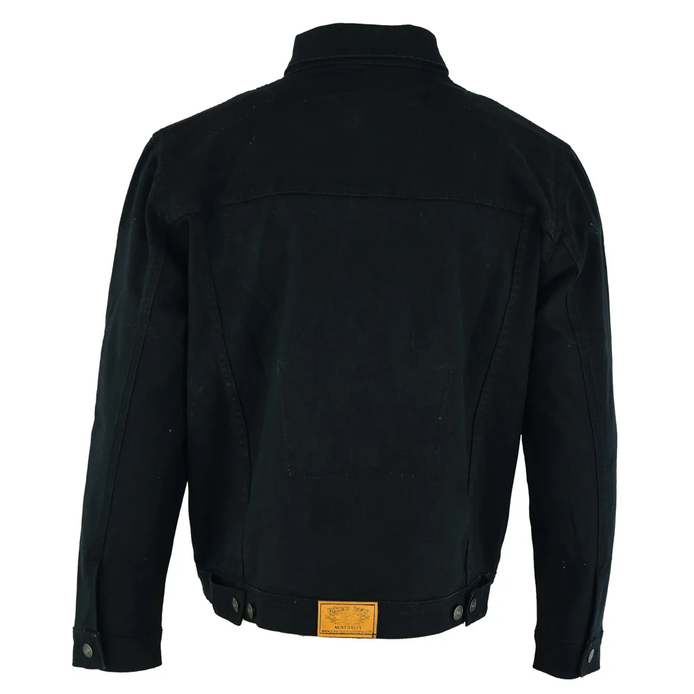 Bikers Gear Australia Jack Motorcycle Kevlar Lined Denim Jacket INC Armour - Image 4