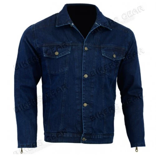 Bikers Gear Australia Jack Motorcycle Kevlar Lined Denim Jacket INC Armour - Image 5