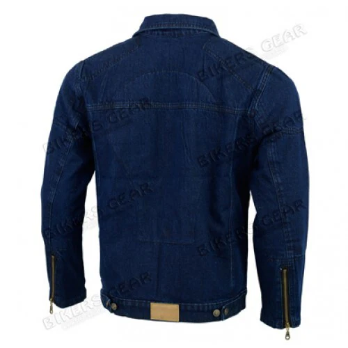 Bikers Gear Australia Jack Motorcycle Kevlar Lined Denim Jacket INC Armour - Image 6