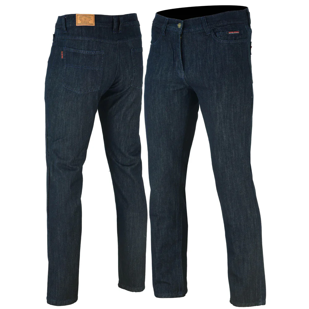 Bikers Gear Australia Mens lightweight Motorcycle Jeans lined with Kevlar Blue - Image 3