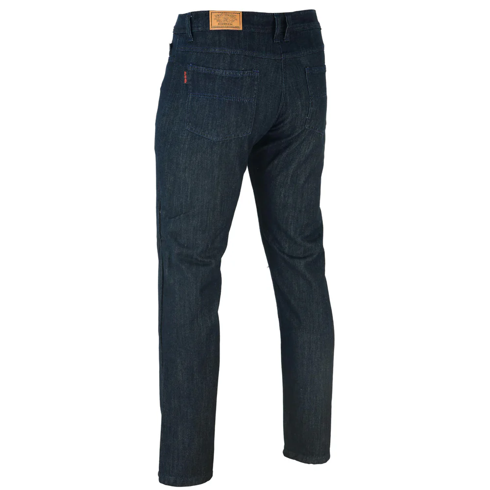 Bikers Gear Australia Mens lightweight Motorcycle Jeans lined with Kevlar Blue - Image 5