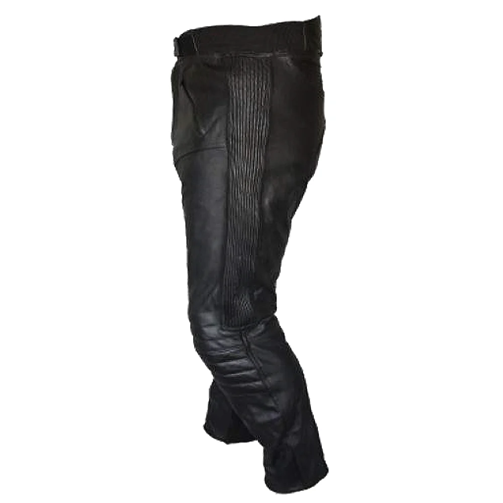Bikers Gear Australia Nowra Man Motorcycle Leather Touring Pants - Image 4