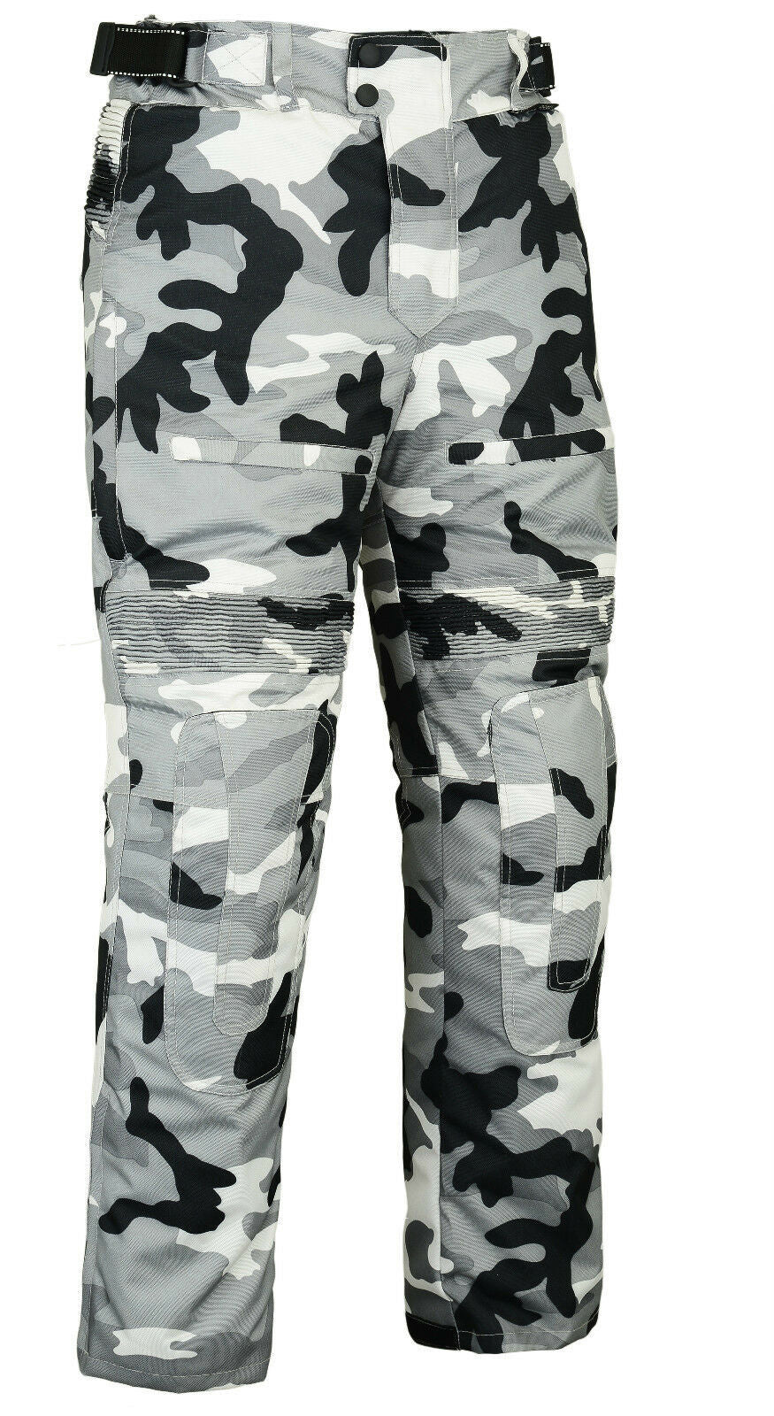 Bikers Gear Australia Phantom WP Motorcycle Textile Pants Camo Grey - Image 3