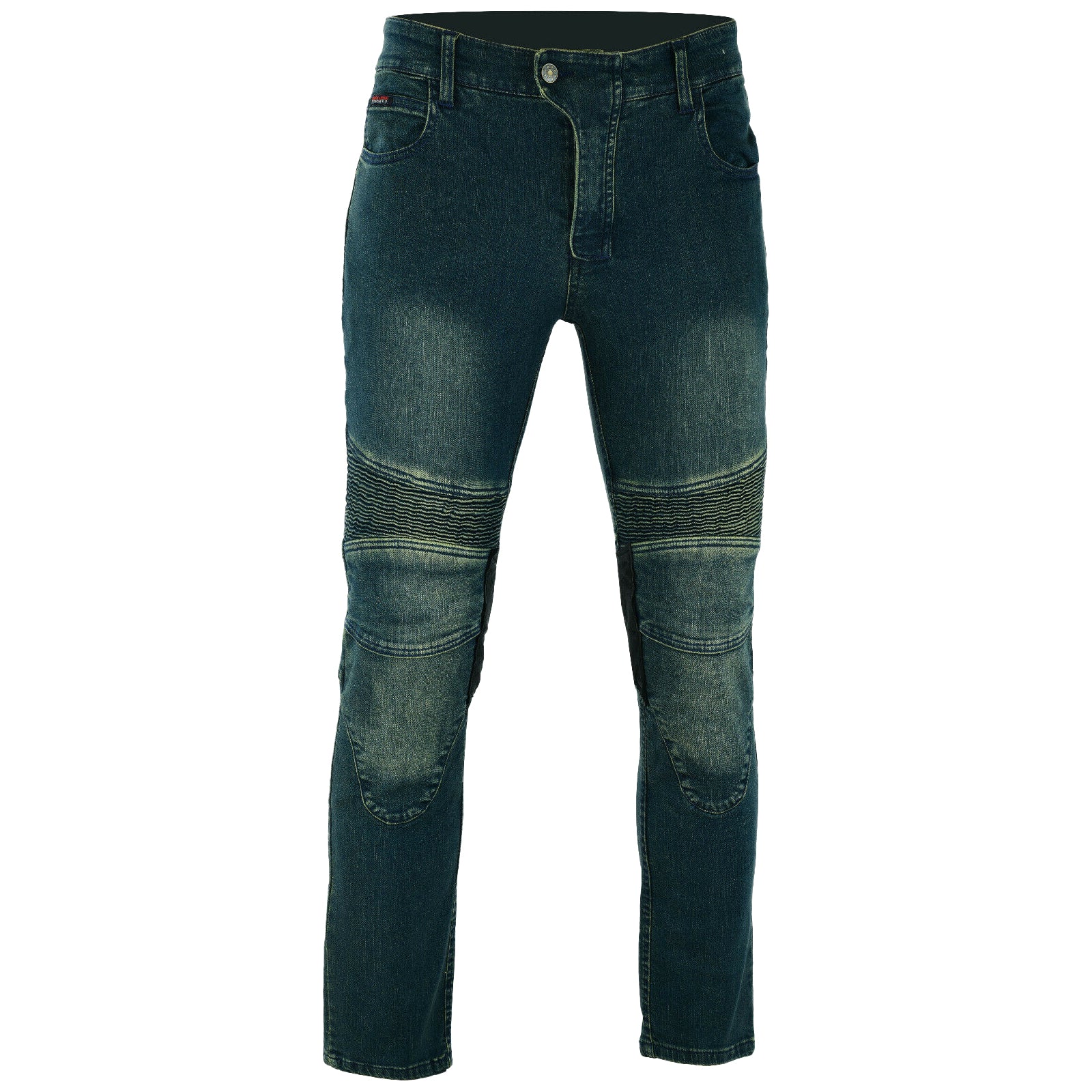 Bikers Gear Australia Scorpion Protective Lined With Kevlar Motorcycle Jeans Tent Blue - Image 5