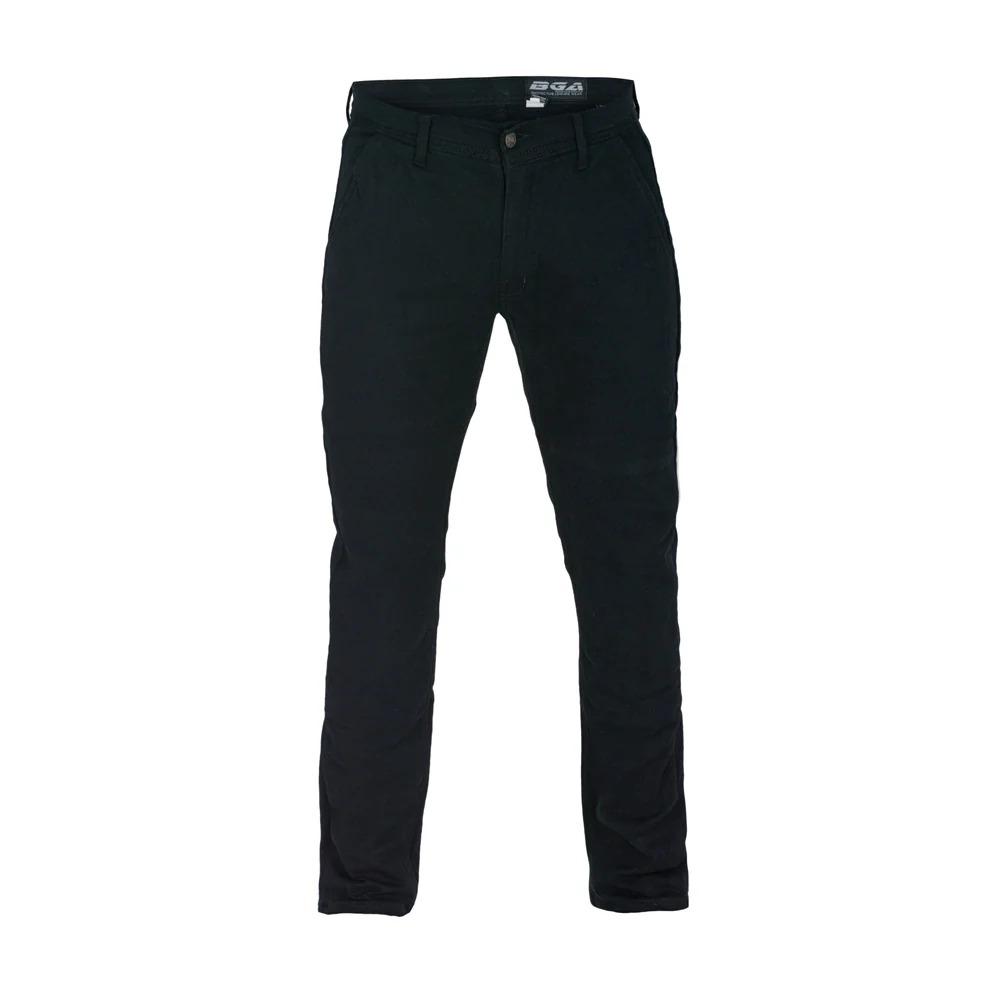 Bikers Gear Australia Stork Motorcycle Kevlar Lined Chinos Pants Black Stretch - Image 5