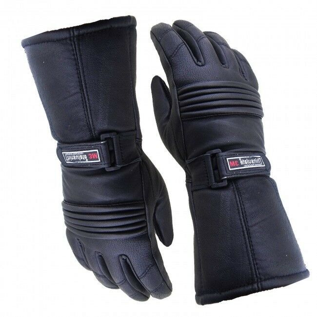 Bikers Gear Australia Volcano WP Leather Biker Gloves - Image 3