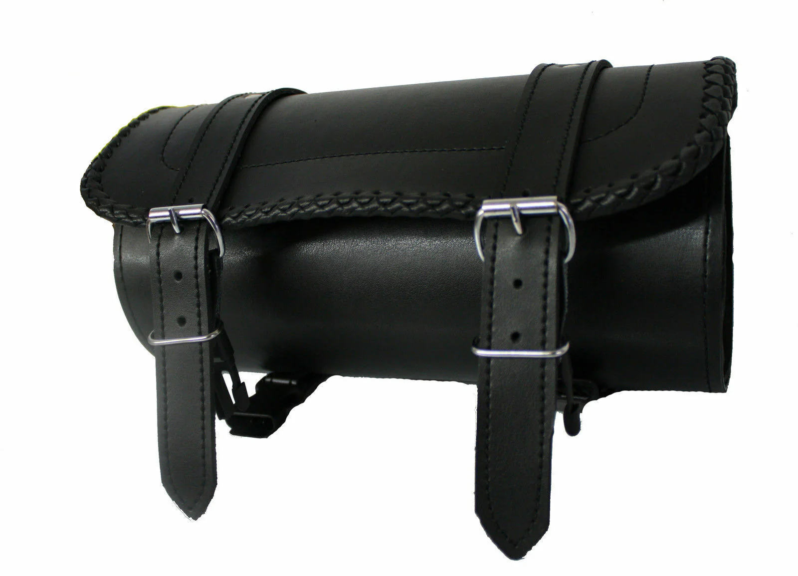 Bikers Gear Australia Xtream Braided Edge Motorcycle Leather Tool Bag