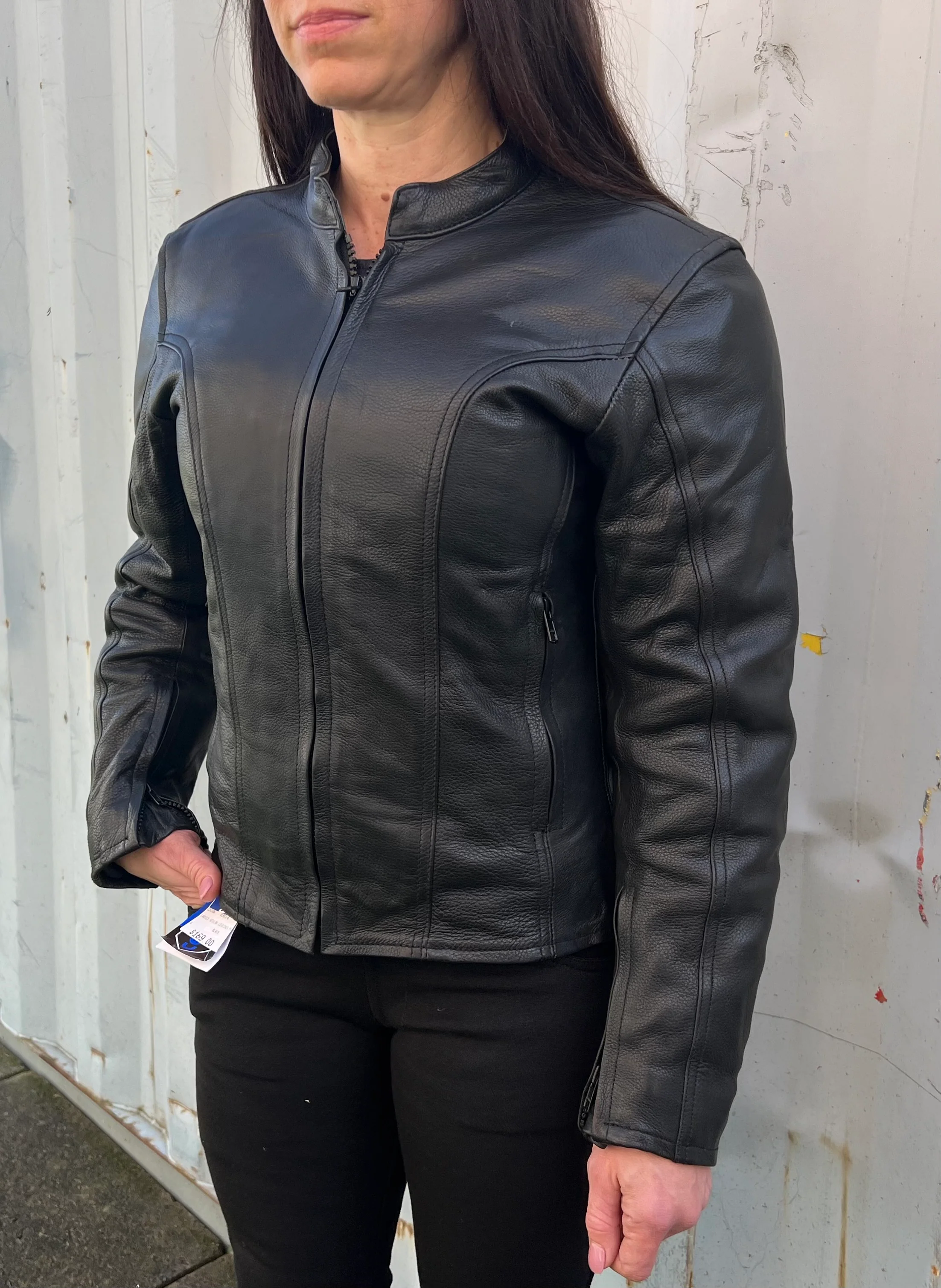 Bikers Gear Australia Zena Women Motorcycle Leather Jacket - Image 6
