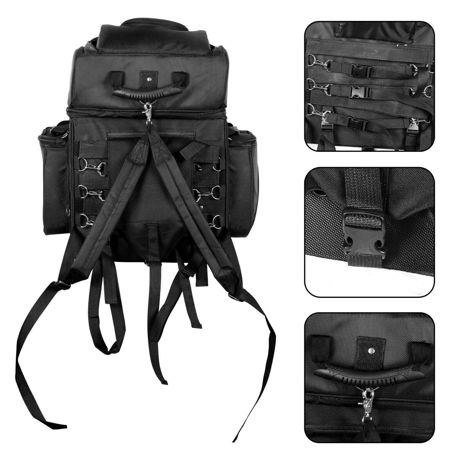 Bikers Gear Australia Castor Waterproof  Undy Motorbike Sissy Bar Bag - Image 3