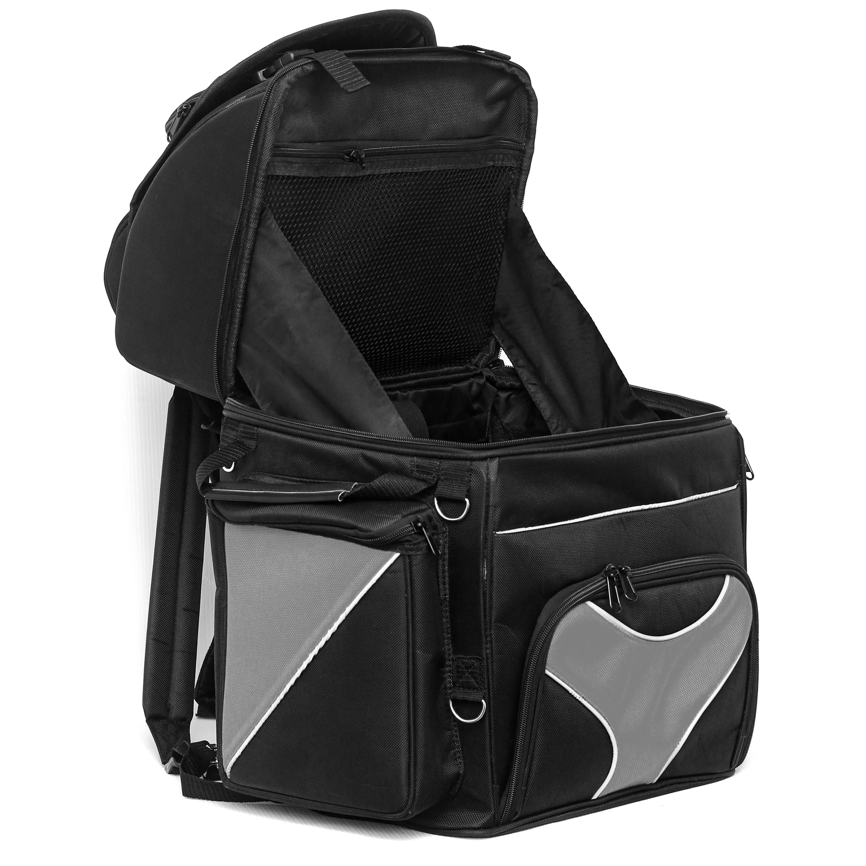 Bikers Gear Australia Castor Waterproof  Undy Motorbike Sissy Bar Bag (grey) - Image 2