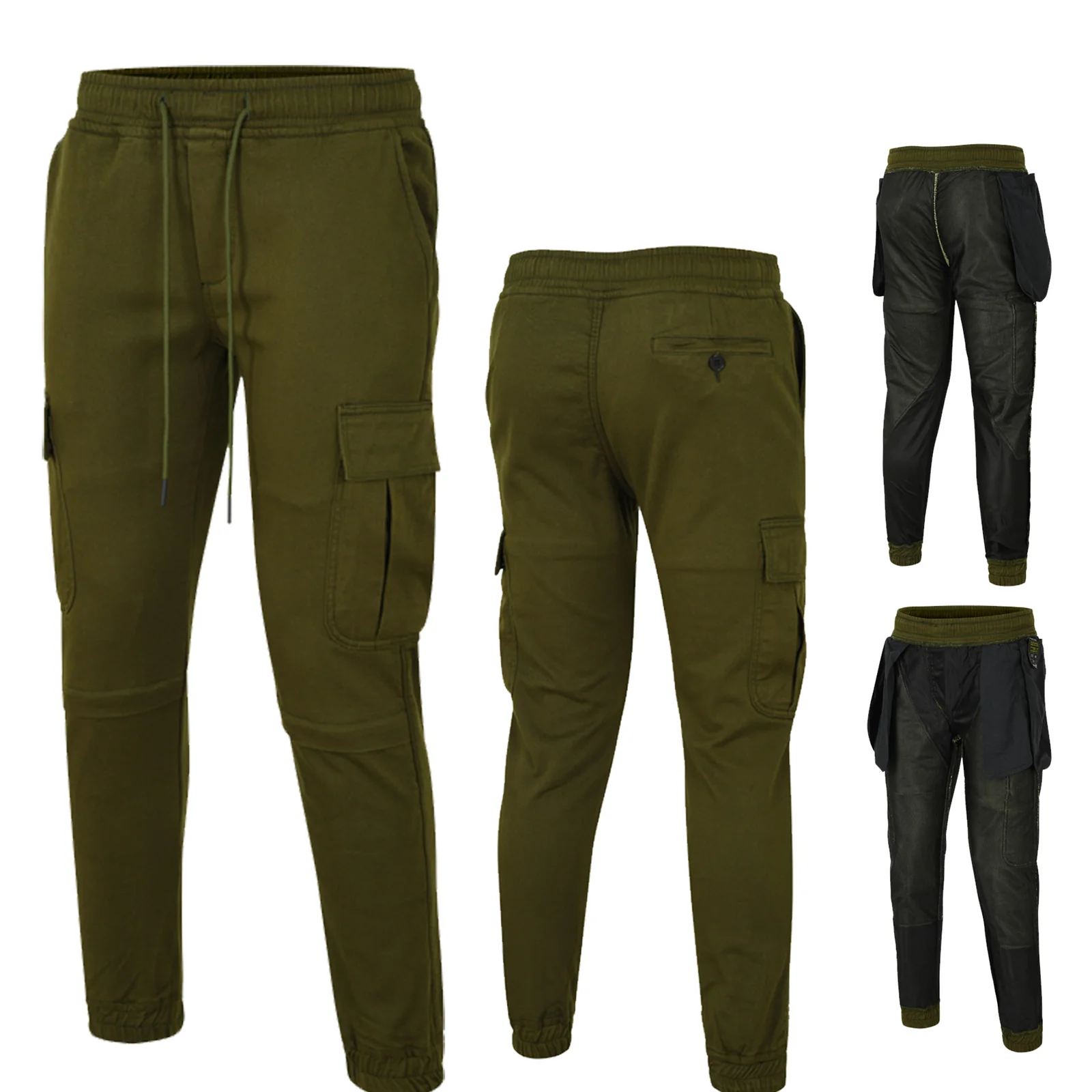 Bikers Gear Australia Charlie Casual Motorcycle Kevlar lined Jeans Green - Image 3