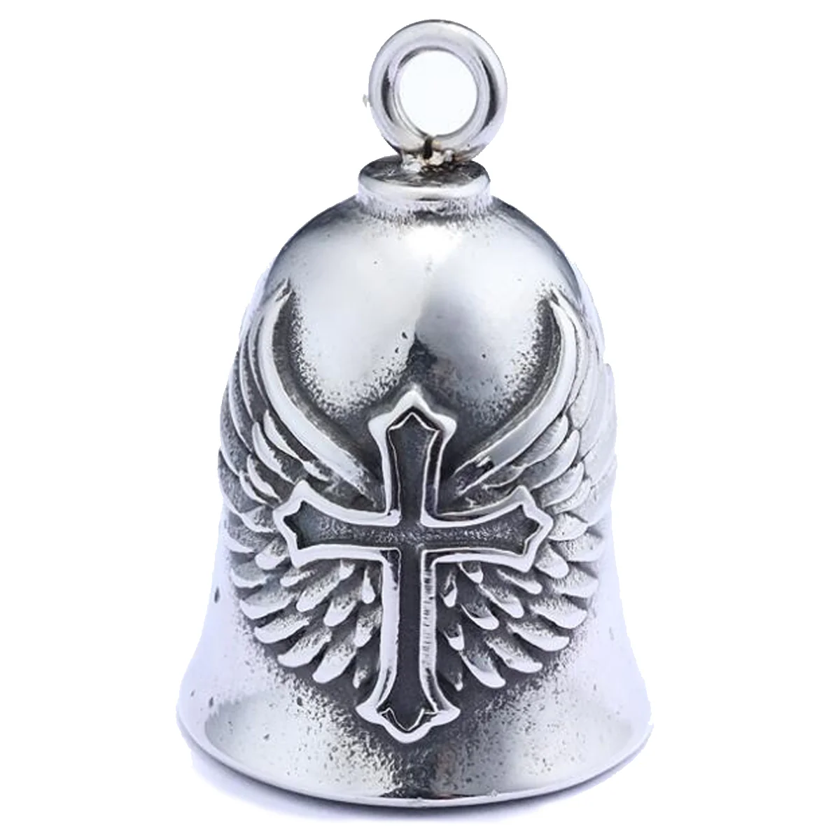 Bikers Gear Australia Cross 2 Wings Up Motorcycle Guardian Bell New