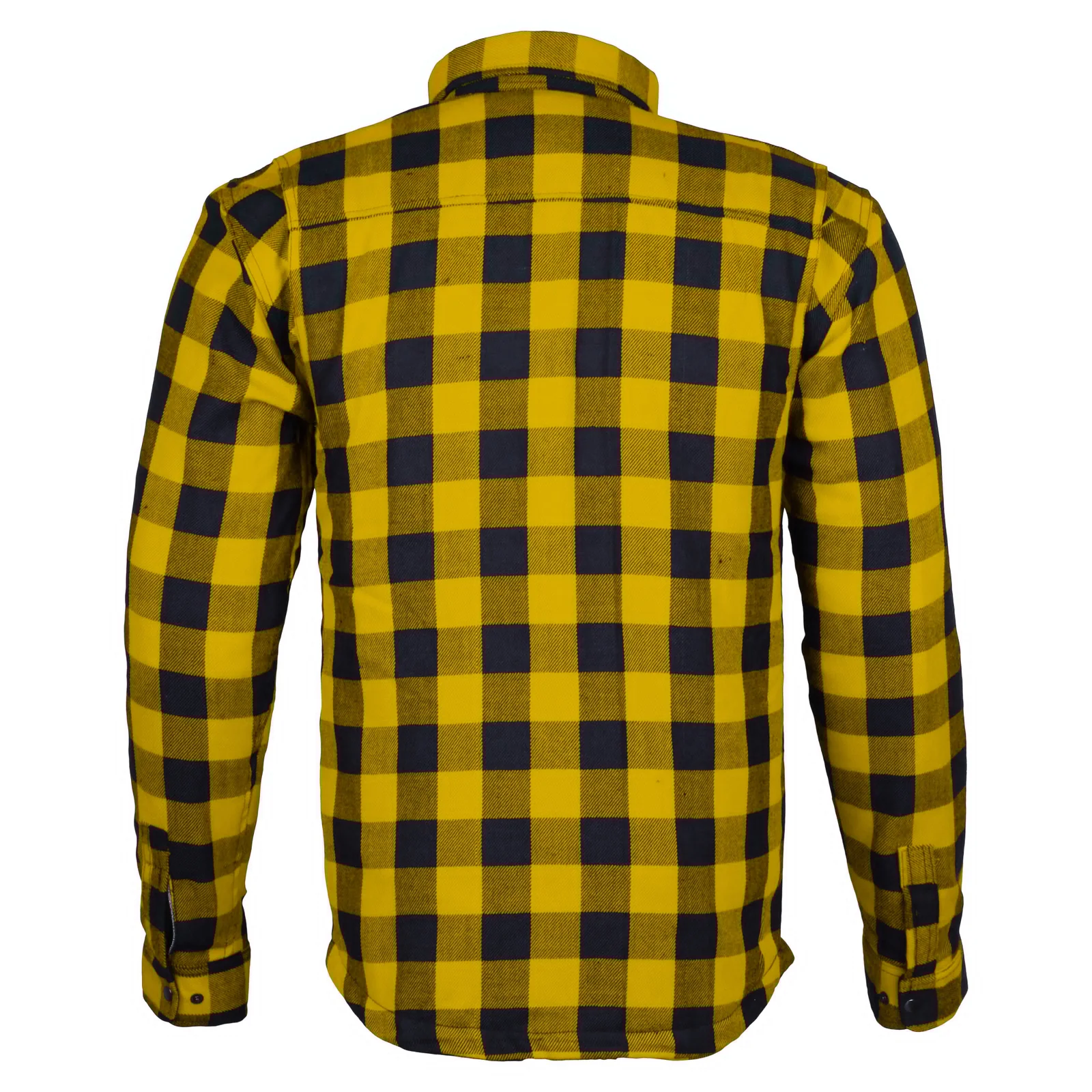 Bikers Gear Australia Exo Protective Lined with Kevlar Motorcycle Shirts Yellow - Image 9