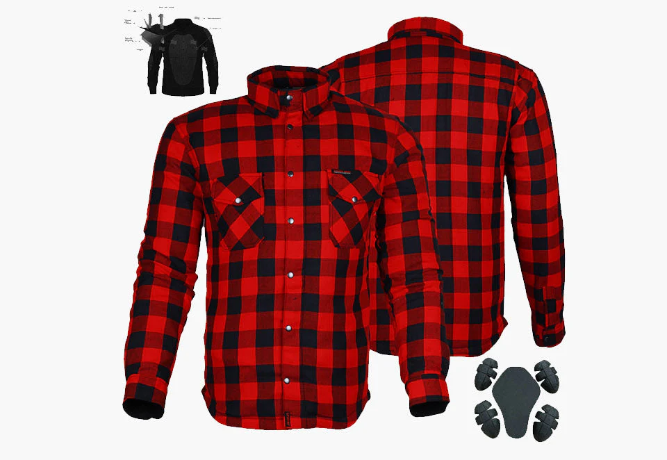 Bikers Gear Australia Exo Protective Lined with Kevlar Motorcycle Shirts - Image 6