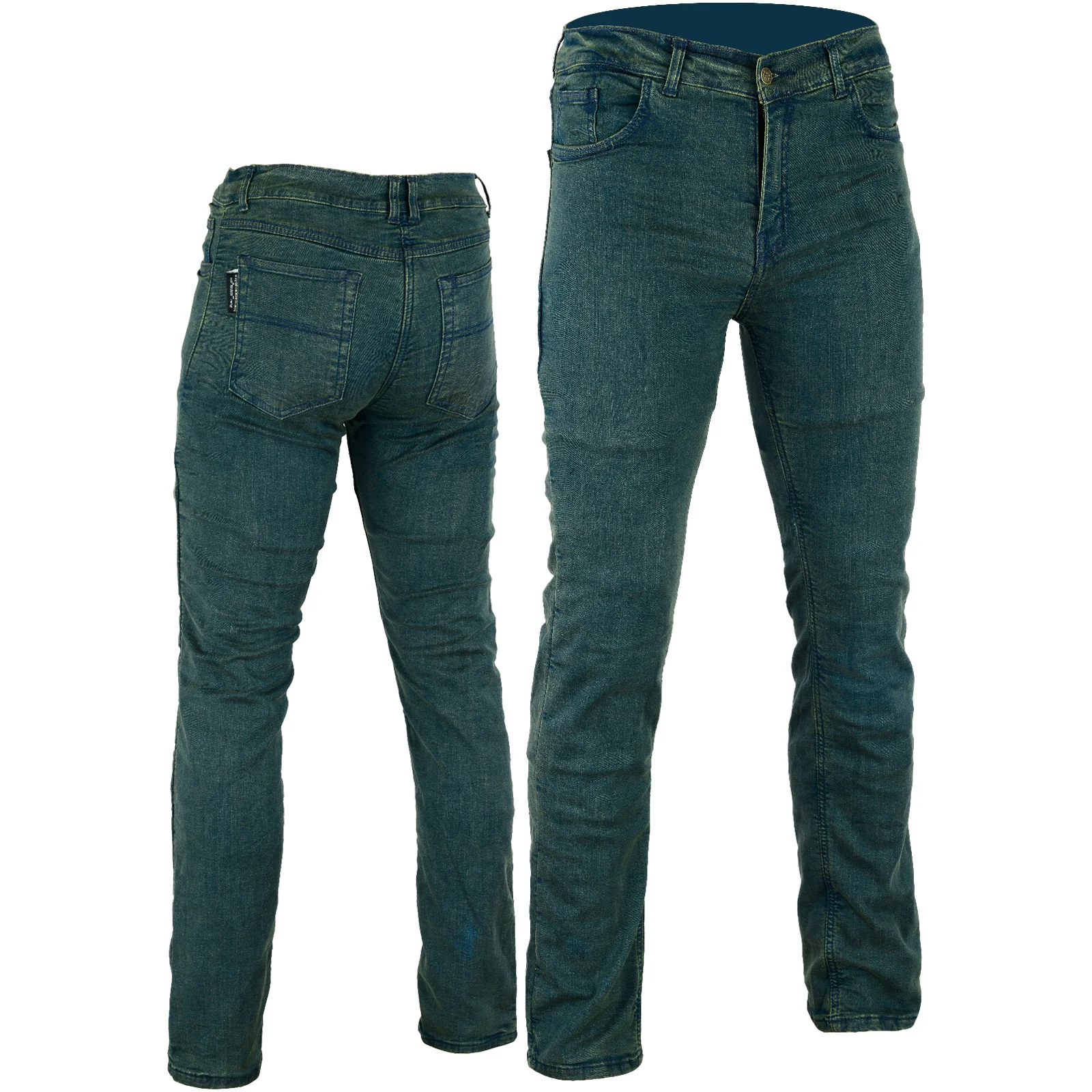 Bikers Gear Australia Men Vintage Motorcycle Kevlar Jeans - Image 3