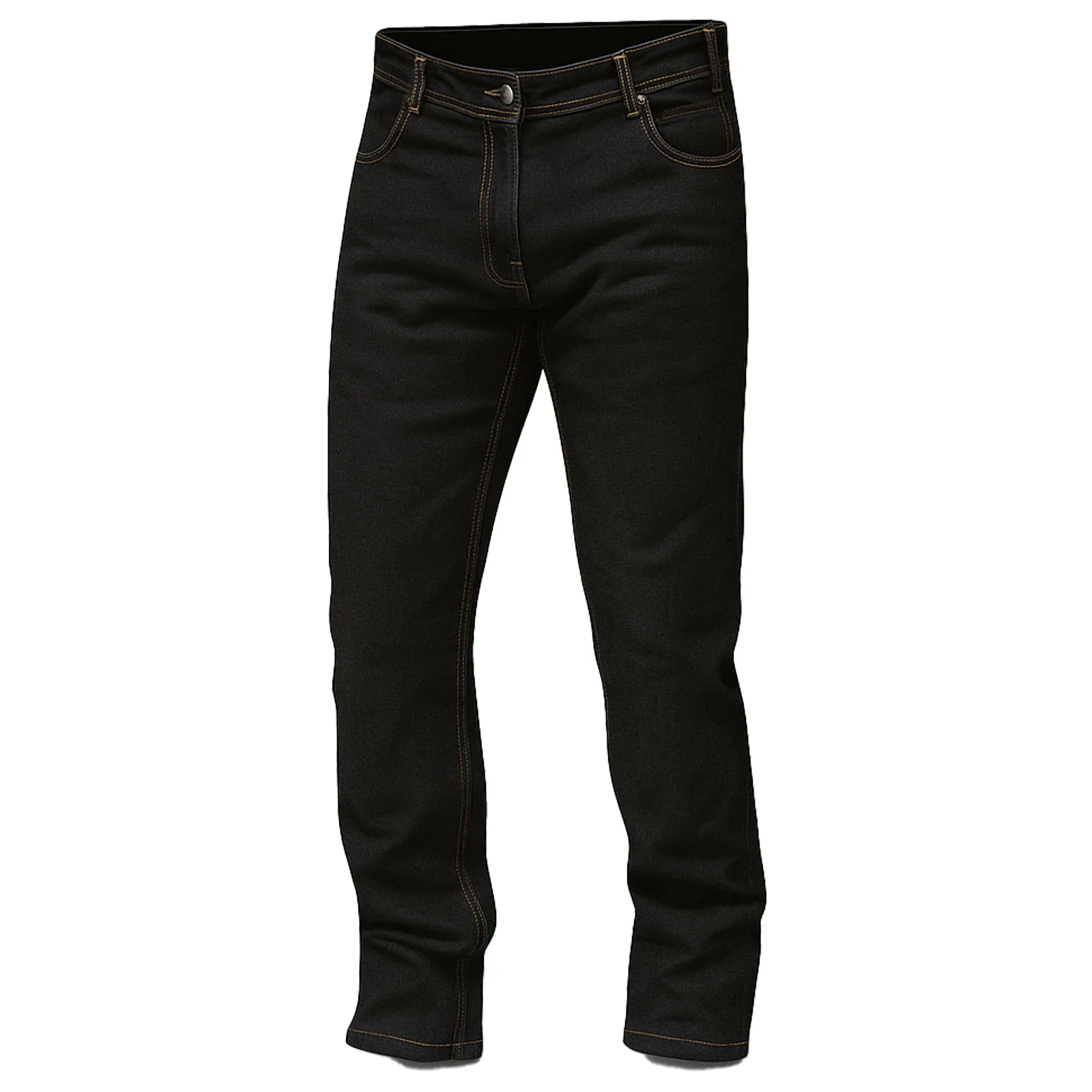 Bikers Gear Australia Mens Motorcycle Cordura Denim jeans Black - Image 2