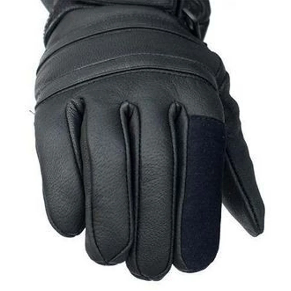 Bikers Gear Motorcycle Gloves Leather Long Gauntlet - Image 4