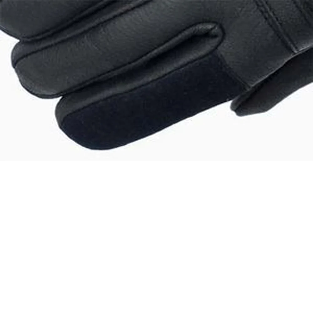 Bikers Gear Motorcycle Gloves Leather Long Gauntlet - Image 7