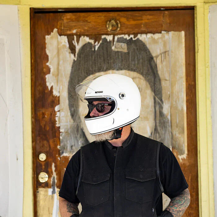 Biltwell Gringo SV ECE Retro Motorbike Helmet - Image 14