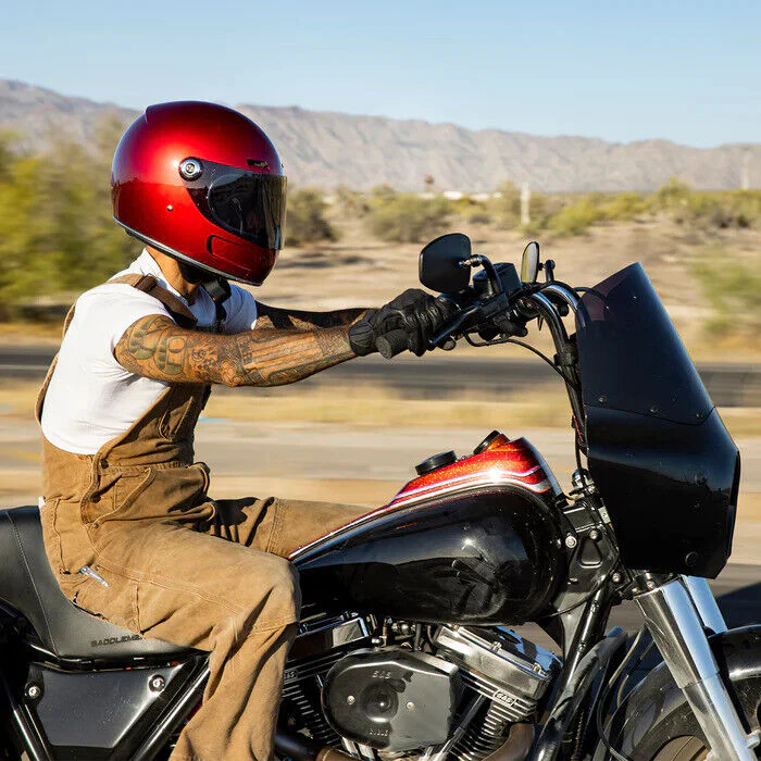 Biltwell Gringo SV ECE Retro Motorbike Helmet - Image 31