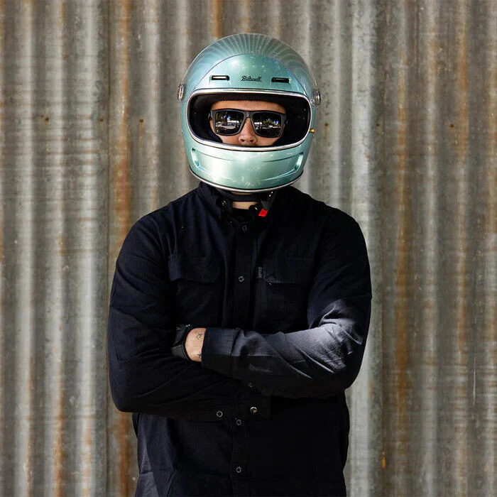 Biltwell Gringo SV ECE Retro Motorbike Helmet - Image 42