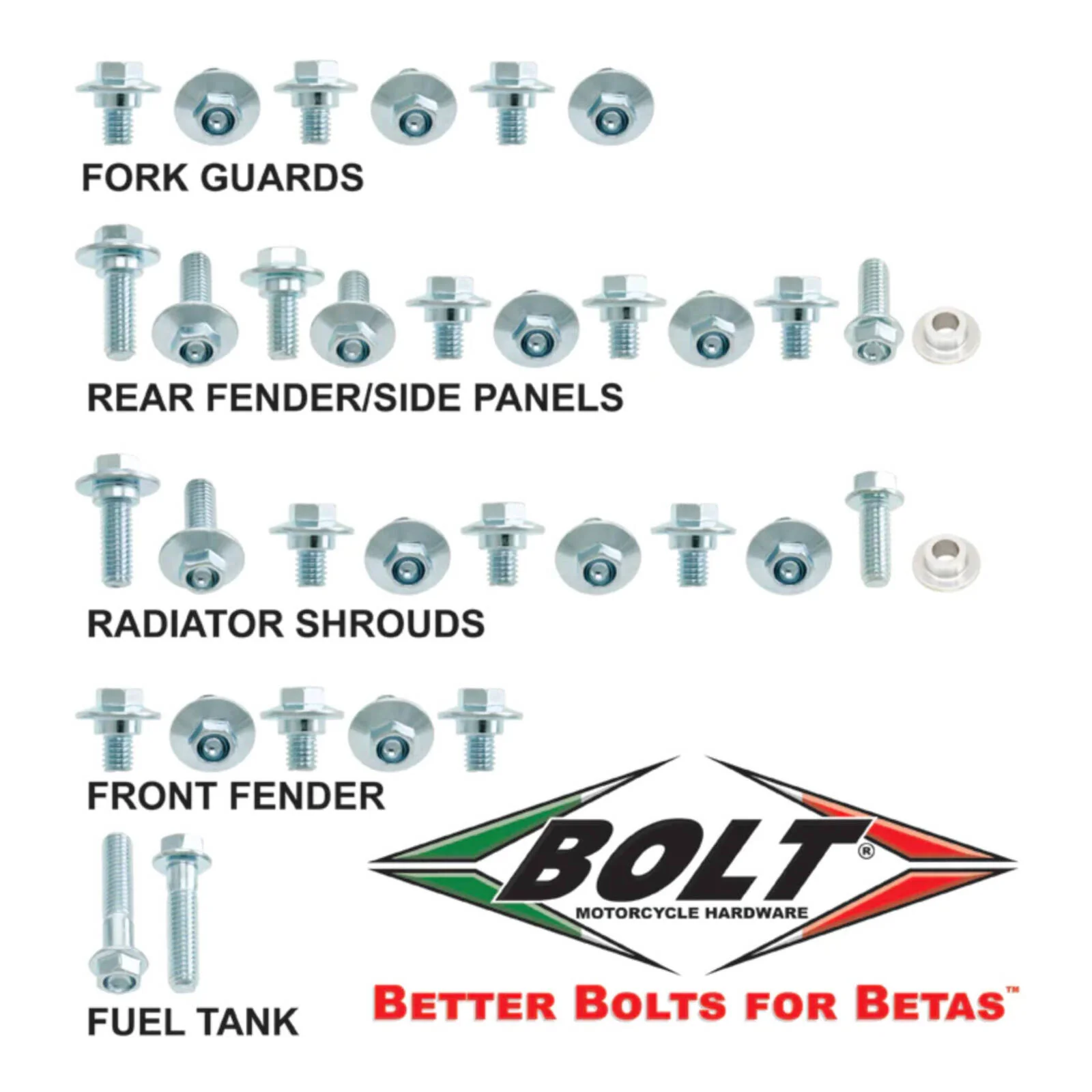 Bolt Body Work Fastener Kit Beta - Image 2