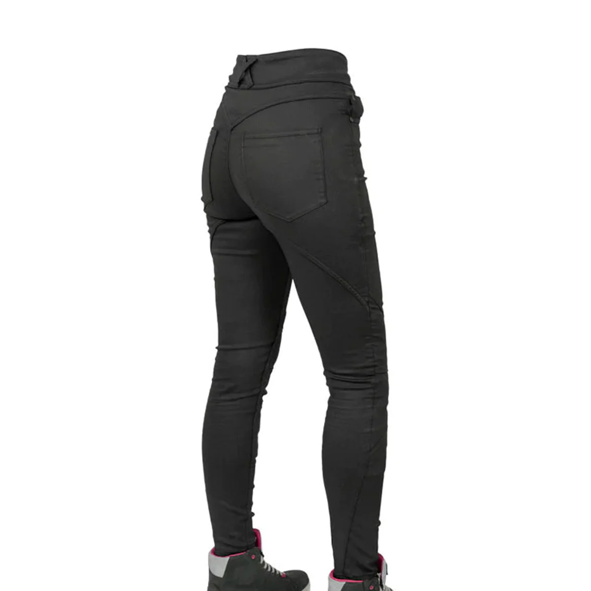 Bull-It Ladies Motorcycle leggings Fury X Covec Black Comfort Stretch - Image 3
