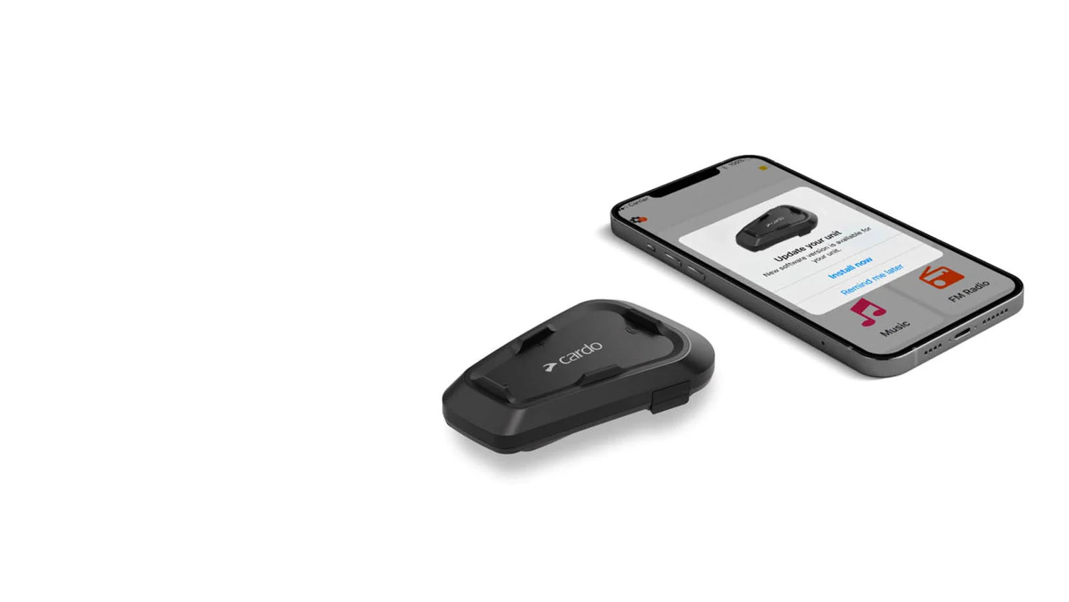 Cardo Communication Headsets Spirit Single Pack Motorbike Bluetooth - Image 3