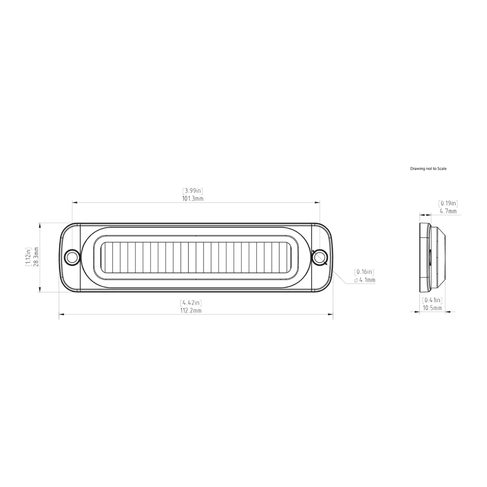 Denali B6 LED Brake Light Module - 6 LEDs Red 12V - Image 5